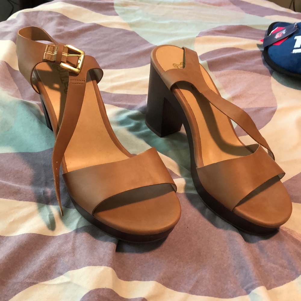 Brown heels